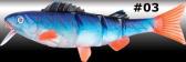 Serrated body Perch swim bait -color3