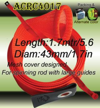 fishing accessories with advertisement-rod cover mesh sleeve fishing accessories with advertisement-rod cover mesh sleeve