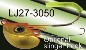 30g jig head with slinger hook