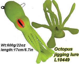 jigging jerk bait with Octopus body jigging jerk bait with Octopus body