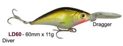 hard plastic crankbait LD60 hard plastic crankbait LD60