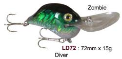 hard plastic crankbait :LD72 hard plastic crankbait :LD72