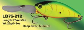 Deep diving crankbaits- Crankbait dives up to 6mtr