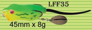 soft bait for predatory fish- tadpole with flasher blade LFF35 soft bait for predatory fish- tadpole with flasher blade LFF35