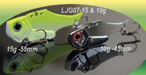 Osprey Vib jig with stainless blade back. Vibe jig from 10g  to 15g