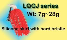 Rigs for jigging or jerk fishing-spider rig with spinnerbait skirts Rigs for jigging or jerk fishing-spider rig with spinnerbait skirts