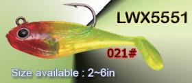 Soft body swimbaits. Swimbaits from soft plastic. Swimbait from 2-6in