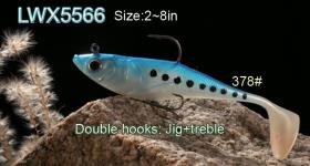 osprey soft gel or soft plastic swimbaits. Swimbaits LWX5566 with a curly tail