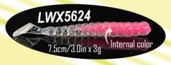 Osprey soft baits- curly worm with internal color 