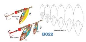 fishign spinner B022-A