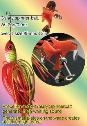 Osprey Spinners baits with silicone skirts. Spinner baits with